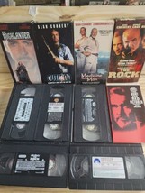 Sean Connery VHS Movies Highlander The Rock Medicine Men 5 Lot  - £4.76 GBP
