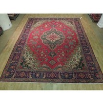 Unique 10x13 Authentic Hand Knotted Semi-Antique Rug B-73830 - £2,339.55 GBP