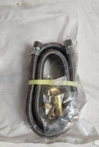 Universal Dishwasher Connector Kit WX28X326 Braided Steel Line Brass Con... - $19.99