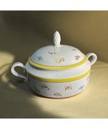 Grand Duchess Ovenware- Taste Seller By Sigma Yellow Trim Floral Cassero... - £26.13 GBP