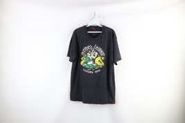Vintage Rebel 8 Mens Large Faded Spell Out Luxury Tax Skull Money T-Shirt Black - £27.21 GBP