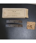 VTG Harley-Davidson Brake Lining Set for 1936 - 1938 WWII Era Collector ... - $54.20 CAD