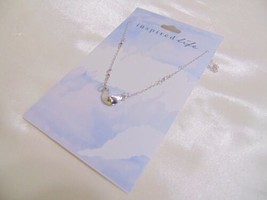 Inspired Life Silver-tone Fortune Cookie Pendant Necklace P810 - £6.77 GBP