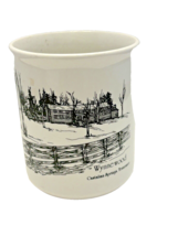 Coffee Cup Wynnewood Castalian Springs Tennessee TN Mug White Porcelain ... - $12.07