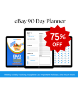 eBay 90 Day Planner | Printable Daily & Weekly Digital Tracker | PDF Download - $4.45