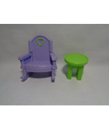 Fisher Price Loving Family Dollhouse Child Lavender Rocking Chair Replac... - $3.90