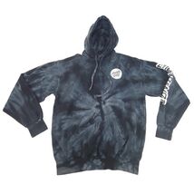 Santa Cruz Skateboards Tie Dye Pullover Hoodie Medium  Blue Black - $35.99