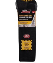 DICKIES COPPER SHIN PROTECTOR BOOT LENGTH PERFORMANCE WORK SOCKS MENS  S... - £6.92 GBP