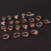 1Piece 5mm Mini Small Size Earrings for Little Girl Gifts Single Bowknot Cross F - £7.71 GBP