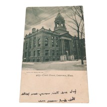Postcard Court House Lawrence Massachusetts Undivided Back Posted 1905 - £5.44 GBP