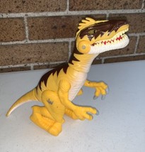 Imaginext Velociraptor Raptor Dinosaur Figure Yellow Jurassic World Park Toy - £9.55 GBP