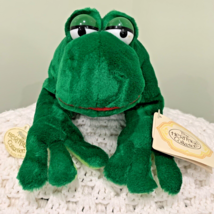 VTG Bull Frog Green 1988 Ganz Heritage Collection Freddy Plush Stuffed Animal - £19.74 GBP