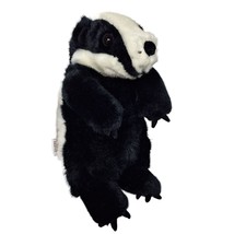 Kohls Cares Gund Badger Black White Wildlife Critter Plush Stuffed Animal 9&quot; - $24.05