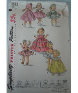 Simplicity Dolls’ Wardrobe For Alexander Kins Ginny &amp; Muffie Dolls Size ... - $6.99