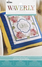 Bucilla Stamped Embroidery Monogram Decorative Pillow Kit, Charmed - $10.00