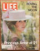 Vtg Life Magazine August 20, 1971 Princess Anne Roving The Moon - £8.03 GBP