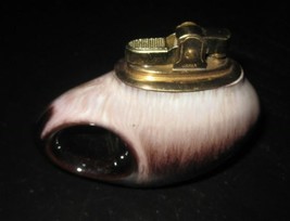 Vintage ART DECO Elegant PORCELAIN Table Top Petrol Lighter Made in Japan - £15.01 GBP