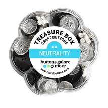 Buttons Galore Treasure Box-Neutrality TBX-109 - £14.24 GBP