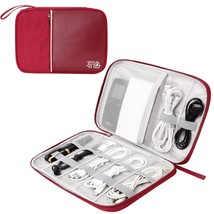 Electronics Organizer Travel Cord Organizer Case Compact Electronics Accessories - £12.84 GBP