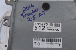 2016 Nissan Frontier 2.5L ECU ECM PCM Engine Control Module BEM354-300 A1 image 2