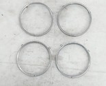4x GM for 1968-1972 Grand Prix Impala 442 Stainless Headlight Rings 2 Sc... - $76.47