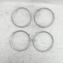 4x GM for 1968-1972 Grand Prix Impala 442 Stainless Headlight Rings 2 Sc... - £60.07 GBP