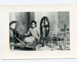 Young Woman l with Spinning Wheels Photo - £21.65 GBP