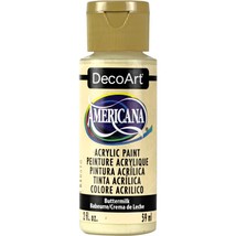DecoArt Americana Acrylic Paint 2oz-Buttermilk - Opaque, 1 Pack of 6 Piece - £28.54 GBP