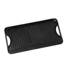 20x10in Reversible Grill Griddle Pre-Seasoned Rectangular BBQ Pan Cast Iron - €51,06 EUR