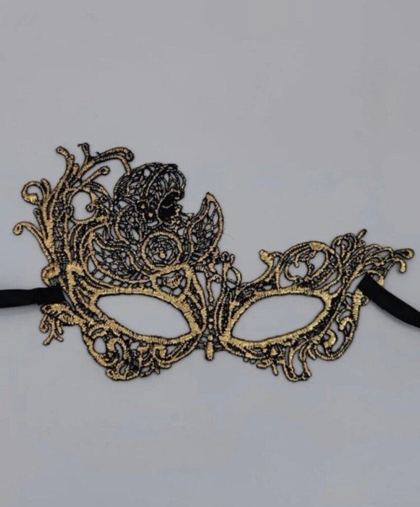 Primary image for Gold Sexy Lace Face Eye Mask Masquerade Ball Costume Party Festival