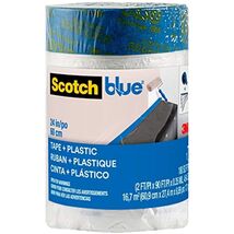 ScotchBlue Pre-taped Painter's Plastic, Unfolds to 24 inches by 30 yards, - $21.67