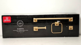 Globe Electric Dakota 4-Piece Matte Brass Bath Hardware Accessory Set Kit 65562 - £24.60 GBP