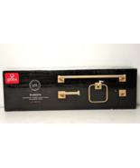 Globe Electric Dakota 4-Piece Matte Brass Bath Hardware Accessory Set Ki... - £24.24 GBP