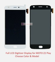 LCD Glass Screen Digitizer Display Replacement for Motorola Moto Z2 Play Droid - £63.23 GBP