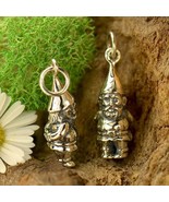 Sterling Silver Garden Gnome Charm 22x7mm - £23.91 GBP