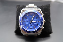 CARAVELLE NEW YORK Bulova Men&#39;s Wristwatch 45A109 Chrono New Battery Kee... - $125.00