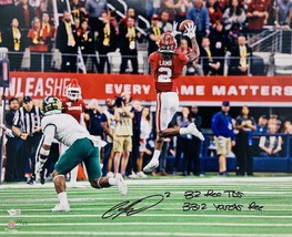 Ceedee Lamb Autographed Sooners 16&quot; X 20&quot; Stats Photograph Fanatics Le 22/22 - £230.99 GBP