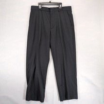 Banana Republic Men&#39;s 34x29 Black Wool Pinstripe Dress Pants Dapper Formal Y2K - $29.03