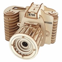 Camera Model Kit - Wooden Laser-Cut 3D Puzzle (57 Pcs) - $39.99