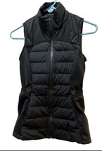Lululemon Down For It All Vest Black 700 Goose Down Wind Proof Water Rep... - $86.95