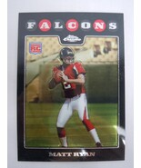 2008 Topps Chrome #TC166 Matt Ryan RC Rookie Card - $11.21 CAD