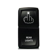 CH4x4 Rocker Switch V2  Rear Ligths Symbol - Vertical - White LED - £13.44 GBP