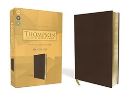 KJV, Thompson Chain-Reference Bible, Handy Size, Leathersoft, Brown, Red Letter  - £38.34 GBP