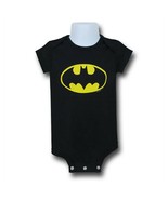 Batman Large Symbol Infant Snapsuit Black - £21.22 GBP