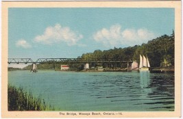 Postcard Wasaga Beach Ontario The Bridge - £2.11 GBP