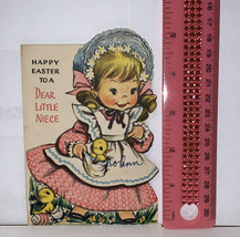 Vintage Hallmark 1950’s Happy Easter Niece Greeting Card Used - £4.65 GBP