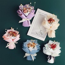 Bouquet of Flowers Fridge Magnets, Dried Flower Refrigerator Magnets, Ki... - $23.86
