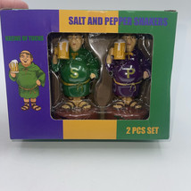 2025 Krewe Of Tucks Salt And Pepper Shakers Collectable Mardi Gras - £11.45 GBP