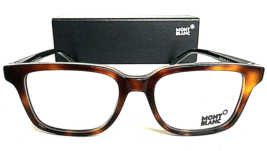 New MONTBLANC MB 486 052 52mm Tortoise Men&#39;s Eyeglasses Frame Italy - £181.15 GBP