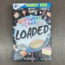 General Mills Family Size Birthday Cake Loaded Cereal 15.1 Oz Exp 2/25 - $19.27